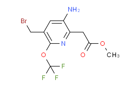 AM22108 | 1804019-66-6 | Methyl 3-amino-5-(bromomethyl)-6-(trifluoromethoxy)pyridine-2-acetate
