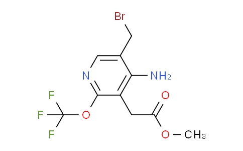 AM22111 | 1803653-10-2 | Methyl 4-amino-5-(bromomethyl)-2-(trifluoromethoxy)pyridine-3-acetate
