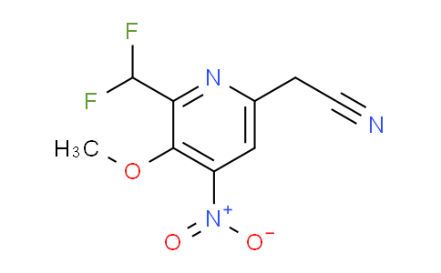 AM221129 | 1805606-17-0 | 2-(Difluoromethyl)-3-methoxy-4-nitropyridine-6-acetonitrile