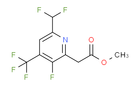 AM221137 | 1805532-75-5 | Methyl 6-(difluoromethyl)-3-fluoro-4-(trifluoromethyl)pyridine-2-acetate