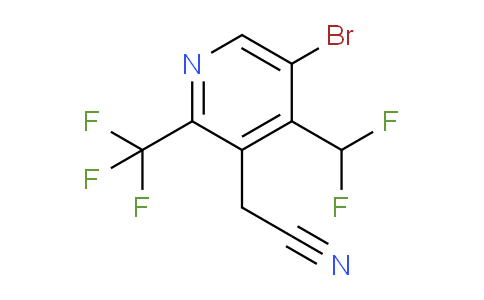 AM221152 | 1804464-61-6 | 5-Bromo-4-(difluoromethyl)-2-(trifluoromethyl)pyridine-3-acetonitrile