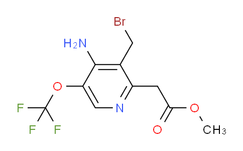AM22116 | 1805990-88-8 | Methyl 4-amino-3-(bromomethyl)-5-(trifluoromethoxy)pyridine-2-acetate