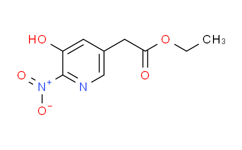 Ethyl 3-hydroxy-2-nitropyridine-5-acetate