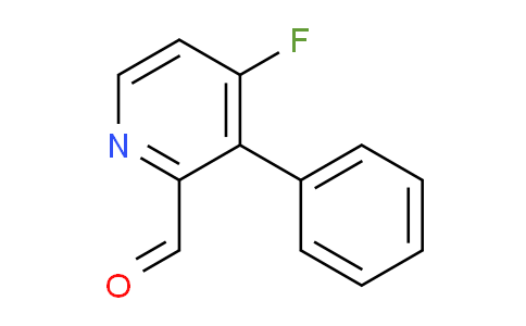 4-Fluoro-3-phenylpicolinaldehyde