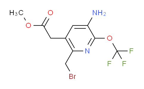AM22123 | 1806131-61-2 | Methyl 3-amino-6-(bromomethyl)-2-(trifluoromethoxy)pyridine-5-acetate