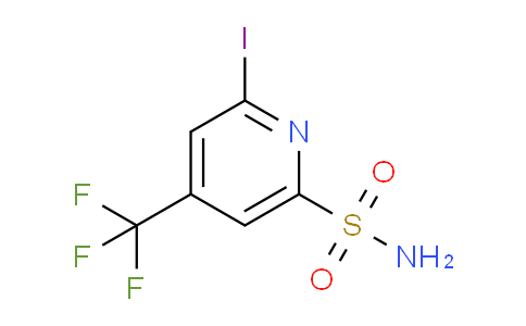 2-Iodo-4-(trifluoromethyl)pyridine-6-sulfonamide