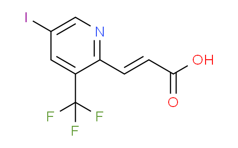 5-Iodo-3-(trifluoromethyl)pyridine-2-acrylic acid