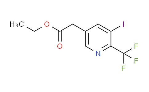 Ethyl 3-iodo-2-(trifluoromethyl)pyridine-5-acetate