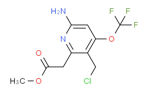AM22130 | 1804539-93-2 | Methyl 6-amino-3-(chloromethyl)-4-(trifluoromethoxy)pyridine-2-acetate