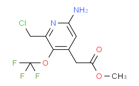 AM22140 | 1806236-62-3 | Methyl 6-amino-2-(chloromethyl)-3-(trifluoromethoxy)pyridine-4-acetate