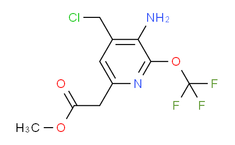 AM22145 | 1804472-65-8 | Methyl 3-amino-4-(chloromethyl)-2-(trifluoromethoxy)pyridine-6-acetate