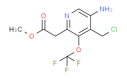 AM22147 | 1804538-08-6 | Methyl 5-amino-4-(chloromethyl)-3-(trifluoromethoxy)pyridine-2-acetate