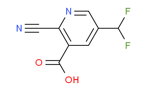 2-Cyano-5-(difluoromethyl)nicotinic acid