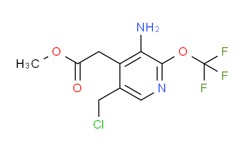 AM22150 | 1804612-06-3 | Methyl 3-amino-5-(chloromethyl)-2-(trifluoromethoxy)pyridine-4-acetate