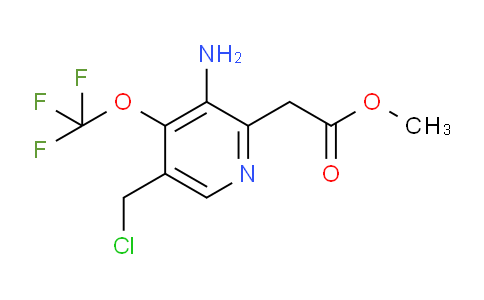 Methyl 3-amino-5-(chloromethyl)-4-(trifluoromethoxy)pyridine-2-acetate