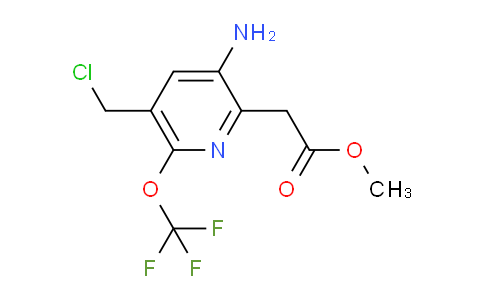 Methyl 3-amino-5-(chloromethyl)-6-(trifluoromethoxy)pyridine-2-acetate