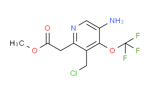 Methyl 5-amino-3-(chloromethyl)-4-(trifluoromethoxy)pyridine-2-acetate