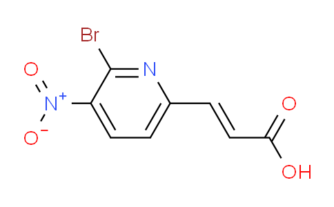 2-Bromo-3-nitropyridine-6-acrylic acid