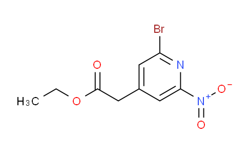 Ethyl 2-bromo-6-nitropyridine-4-acetate