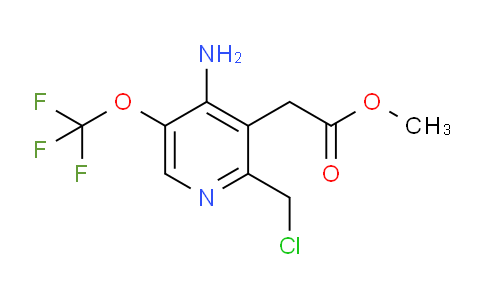 Methyl 4-amino-2-(chloromethyl)-5-(trifluoromethoxy)pyridine-3-acetate