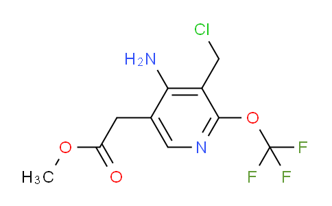 Methyl 4-amino-3-(chloromethyl)-2-(trifluoromethoxy)pyridine-5-acetate