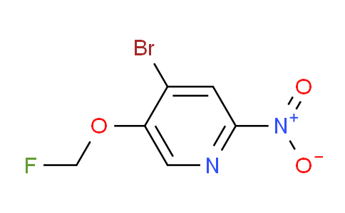 4-Bromo-5-fluoromethoxy-2-nitropyridine
