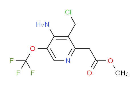 Methyl 4-amino-3-(chloromethyl)-5-(trifluoromethoxy)pyridine-2-acetate