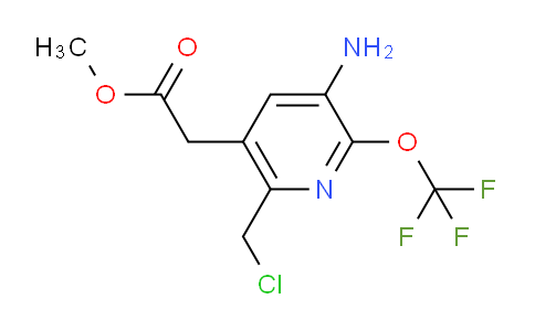 AM22169 | 1806217-48-0 | Methyl 3-amino-6-(chloromethyl)-2-(trifluoromethoxy)pyridine-5-acetate