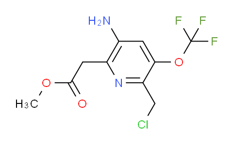 AM22172 | 1804538-25-7 | Methyl 5-amino-2-(chloromethyl)-3-(trifluoromethoxy)pyridine-6-acetate