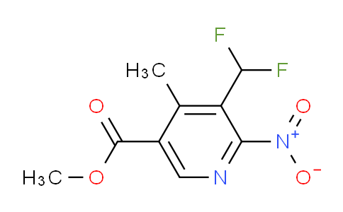 AM221736 | 1807038-63-6 | Methyl 3-(difluoromethyl)-4-methyl-2-nitropyridine-5-carboxylate