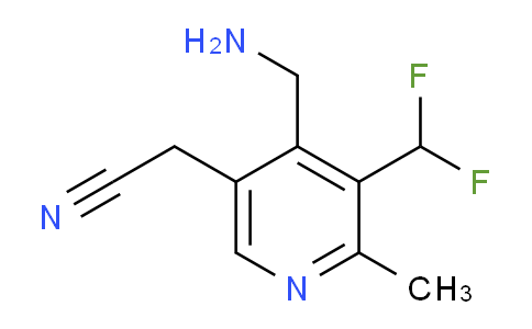 4-(Aminomethyl)-3-(difluoromethyl)-2-methylpyridine-5-acetonitrile