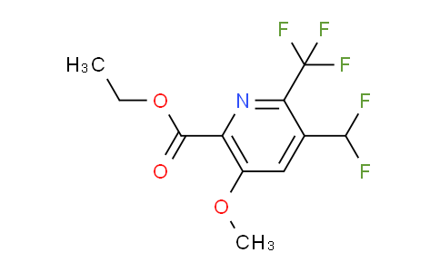 AM221745 | 1805151-59-0 | Ethyl 3-(difluoromethyl)-5-methoxy-2-(trifluoromethyl)pyridine-6-carboxylate