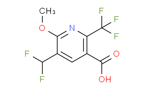 3-(Difluoromethyl)-2-methoxy-6-(trifluoromethyl)pyridine-5-carboxylic acid