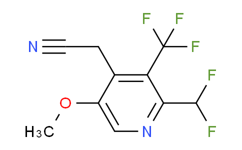 AM221753 | 1805468-50-1 | 2-(Difluoromethyl)-5-methoxy-3-(trifluoromethyl)pyridine-4-acetonitrile