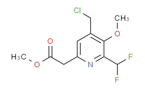 AM221756 | 1807106-05-3 | Methyl 4-(chloromethyl)-2-(difluoromethyl)-3-methoxypyridine-6-acetate