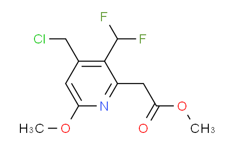 AM221758 | 1805071-61-7 | Methyl 4-(chloromethyl)-3-(difluoromethyl)-6-methoxypyridine-2-acetate