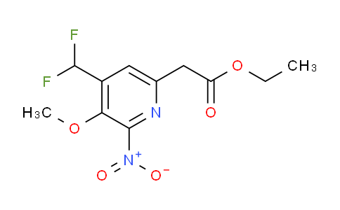 AM221759 | 1806885-23-3 | Ethyl 4-(difluoromethyl)-3-methoxy-2-nitropyridine-6-acetate