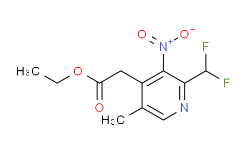AM221766 | 1806965-14-9 | Ethyl 2-(difluoromethyl)-5-methyl-3-nitropyridine-4-acetate