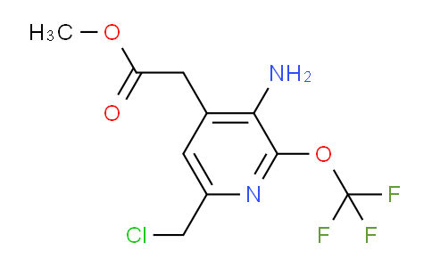 AM22177 | 1803988-97-7 | Methyl 3-amino-6-(chloromethyl)-2-(trifluoromethoxy)pyridine-4-acetate