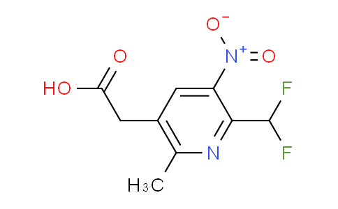AM221771 | 1805068-36-3 | 2-(Difluoromethyl)-6-methyl-3-nitropyridine-5-acetic acid