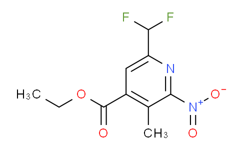 AM221775 | 1806964-21-5 | Ethyl 6-(difluoromethyl)-3-methyl-2-nitropyridine-4-carboxylate