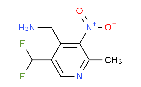 4-(Aminomethyl)-5-(difluoromethyl)-2-methyl-3-nitropyridine
