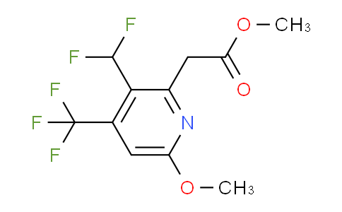 AM221795 | 1805557-70-3 | Methyl 3-(difluoromethyl)-6-methoxy-4-(trifluoromethyl)pyridine-2-acetate