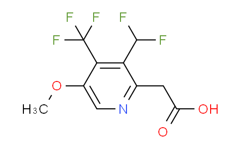 AM221800 | 1805557-25-8 | 3-(Difluoromethyl)-5-methoxy-4-(trifluoromethyl)pyridine-2-acetic acid