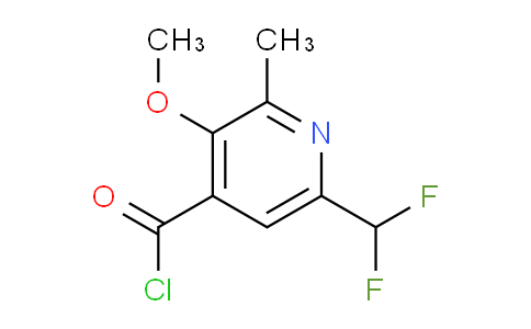 6-(Difluoromethyl)-3-methoxy-2-methylpyridine-4-carbonyl chloride