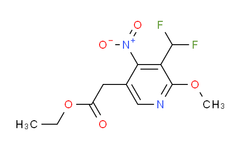 AM221817 | 1807105-13-0 | Ethyl 3-(difluoromethyl)-2-methoxy-4-nitropyridine-5-acetate