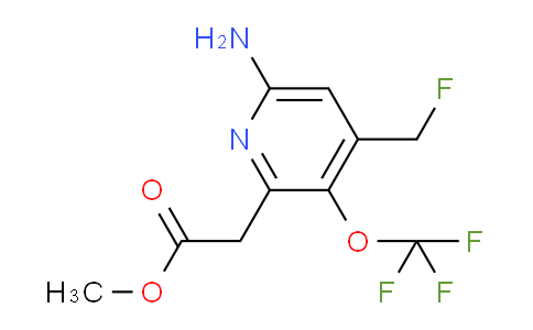AM22183 | 1804029-90-0 | Methyl 6-amino-4-(fluoromethyl)-3-(trifluoromethoxy)pyridine-2-acetate