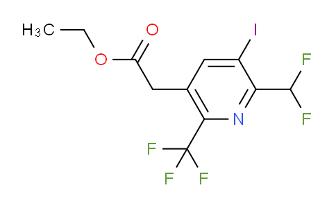 AM221832 | 1805602-46-3 | Ethyl 2-(difluoromethyl)-3-iodo-6-(trifluoromethyl)pyridine-5-acetate