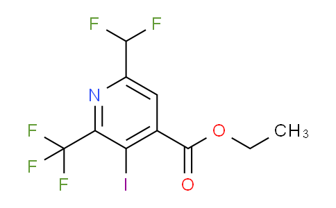 AM221835 | 1805430-83-4 | Ethyl 6-(difluoromethyl)-3-iodo-2-(trifluoromethyl)pyridine-4-carboxylate
