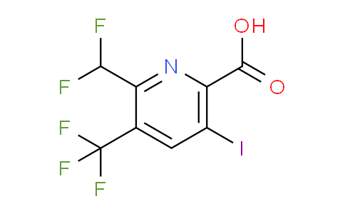 AM221836 | 1806960-04-2 | 2-(Difluoromethyl)-5-iodo-3-(trifluoromethyl)pyridine-6-carboxylic acid